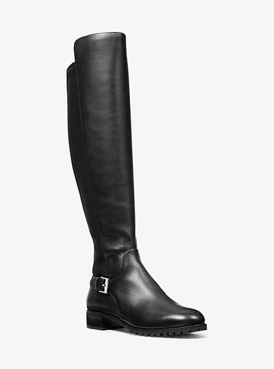 Michael Kors Branson Stretch Leather Boot 